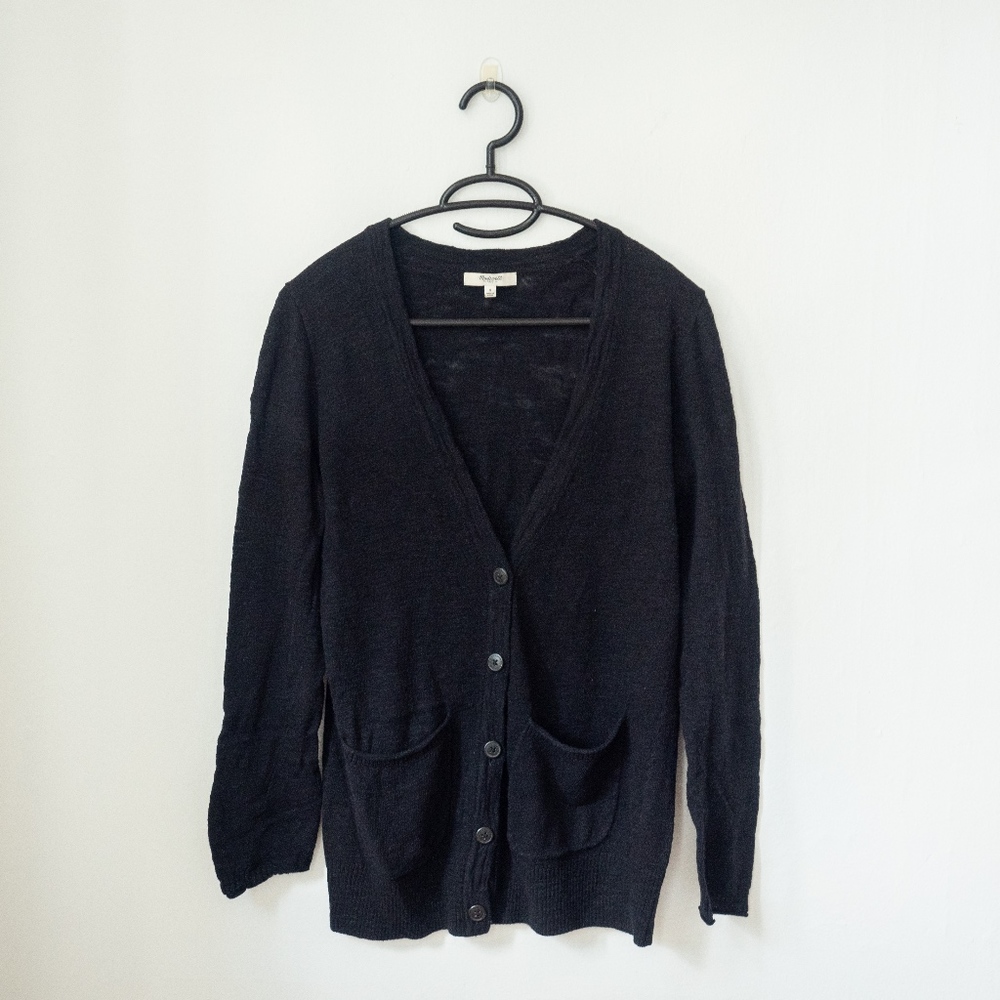 Madewell Graduate Cardigan Black